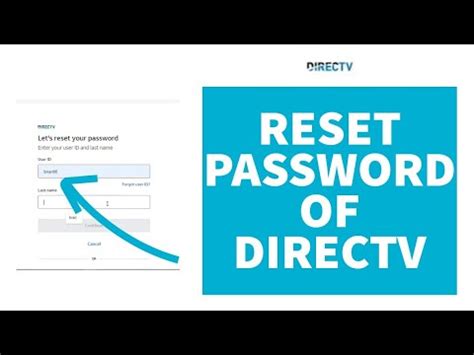 directv.com passwords .